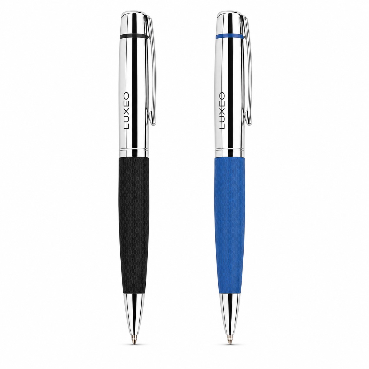 Stainless Steel Ballpoint Pen With PU Grip