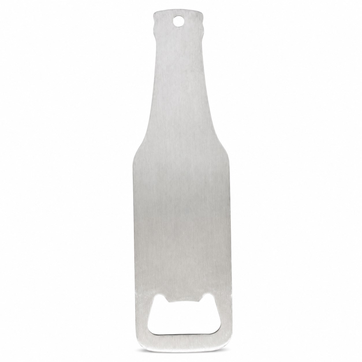 Brushed Stainless Steel Bottle Opener — view 2