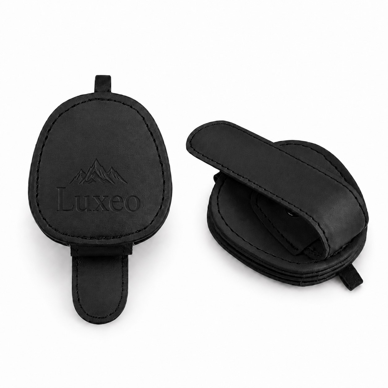 Leather Magnetic Visor Eyeglass Holder