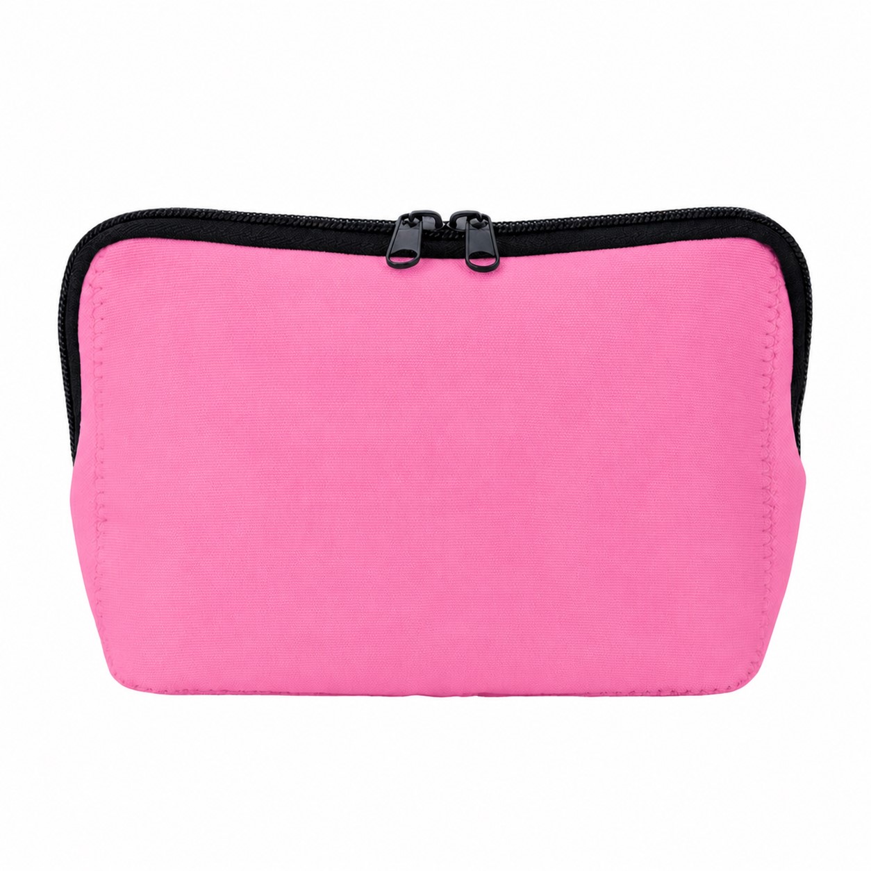 Neoprene Smooth Surface Toiletry Bag — Pink