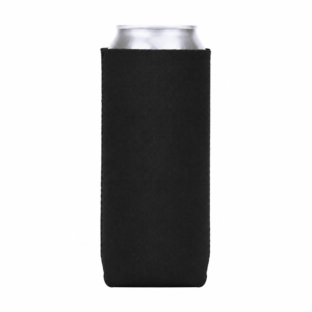 Tall Boy Neoprene Can Cooler — Black