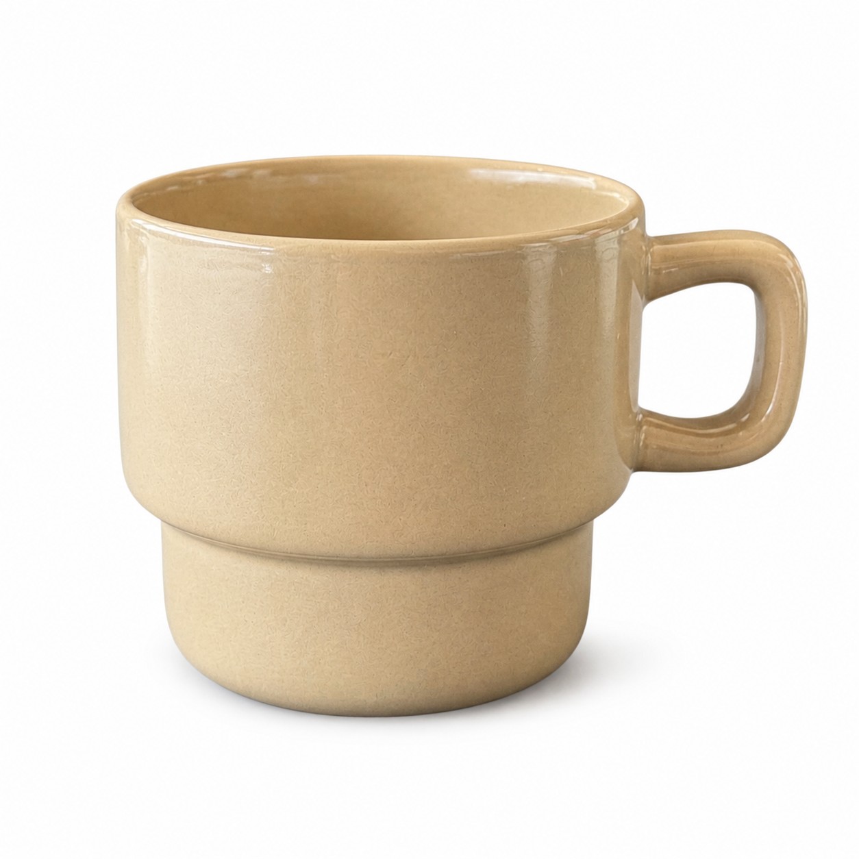 Stackable 10 Oz Ceramic Coffee Mug — view 2
