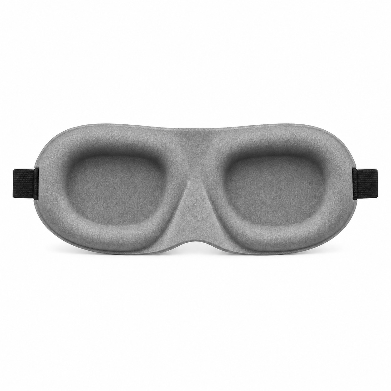 3D Contoured Foam Sleep Mask — Gray