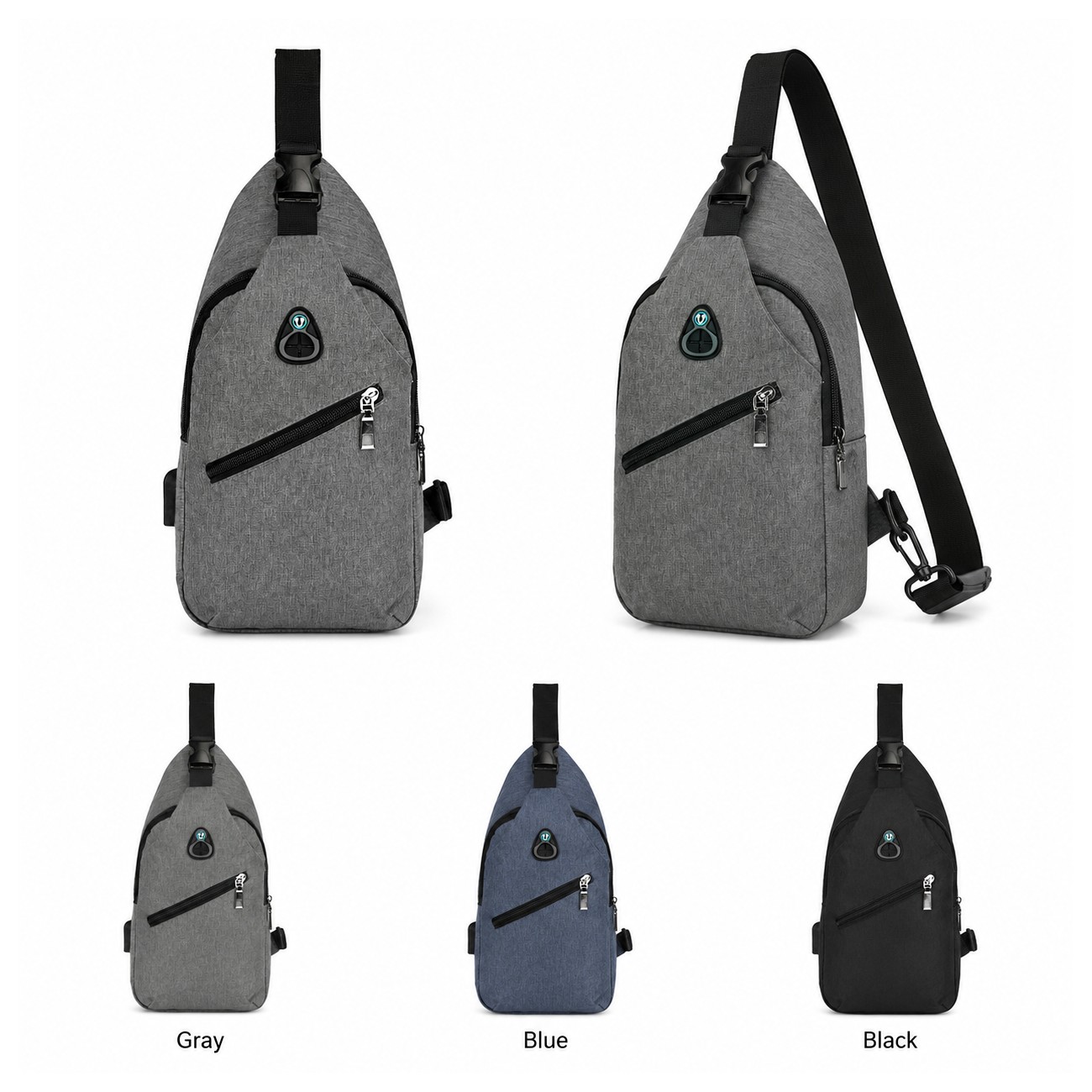 Outdoor 300D Crossbody Sling Bag
