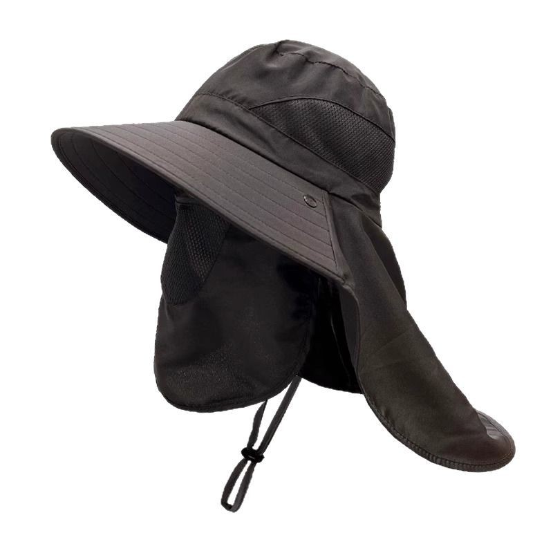 Polyester Neck Flap Fishing Hat — view 2
