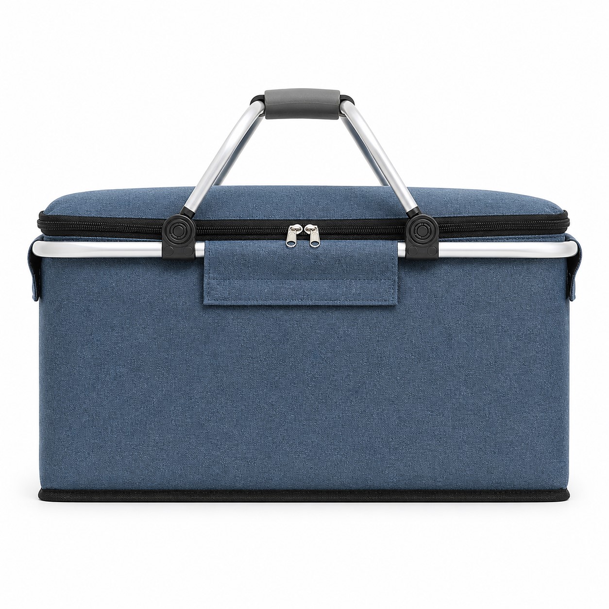 Fabric Picnic Basket With Insulating Liner — view 2