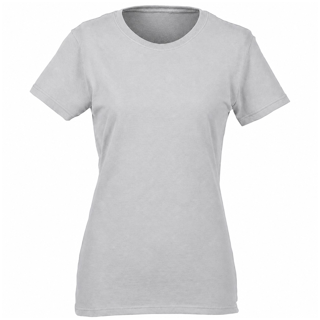 Ladies Heavy Cotton T Shirt — Silver