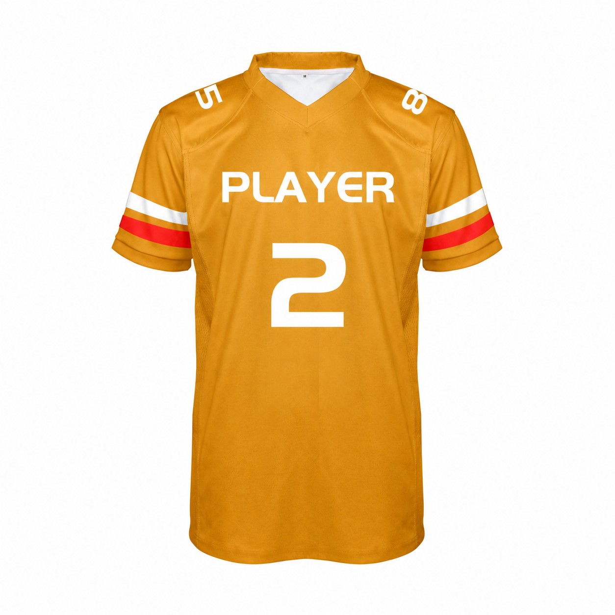 Polyester Rugby Team Jersey — Gold
