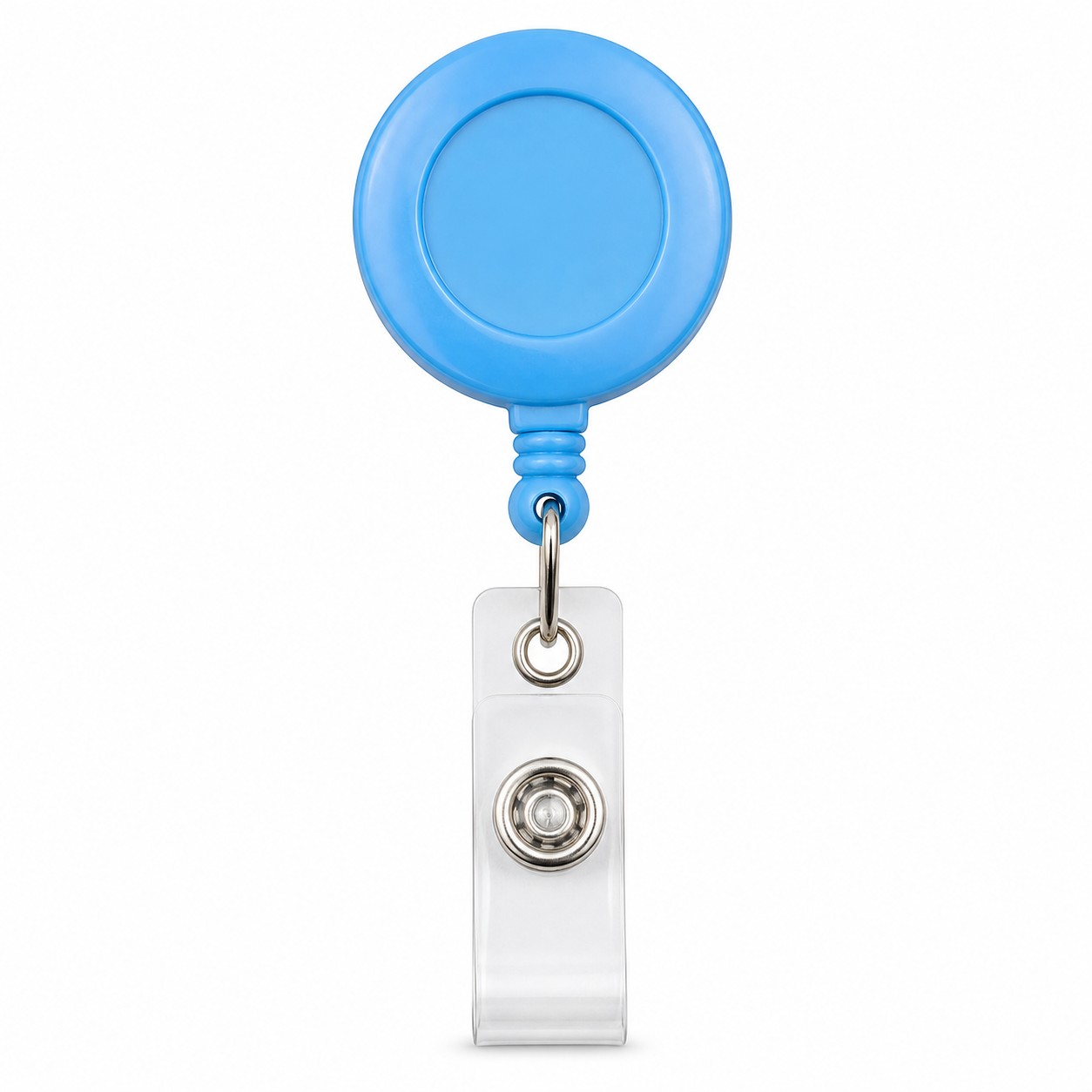 Round Polypropylene Retractable Badge Reel — view 2