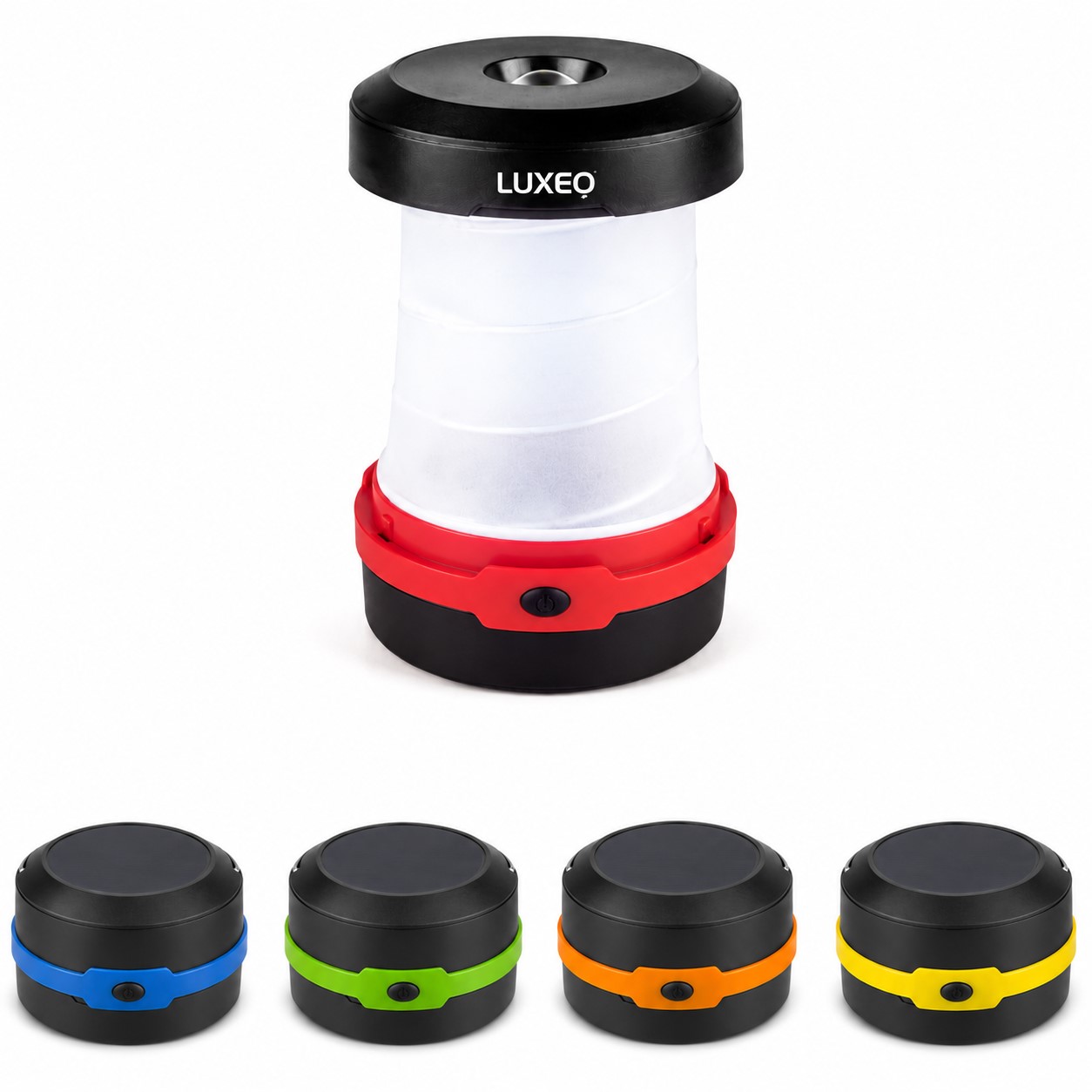 Collapsible Camping Lamp With Solar Charging