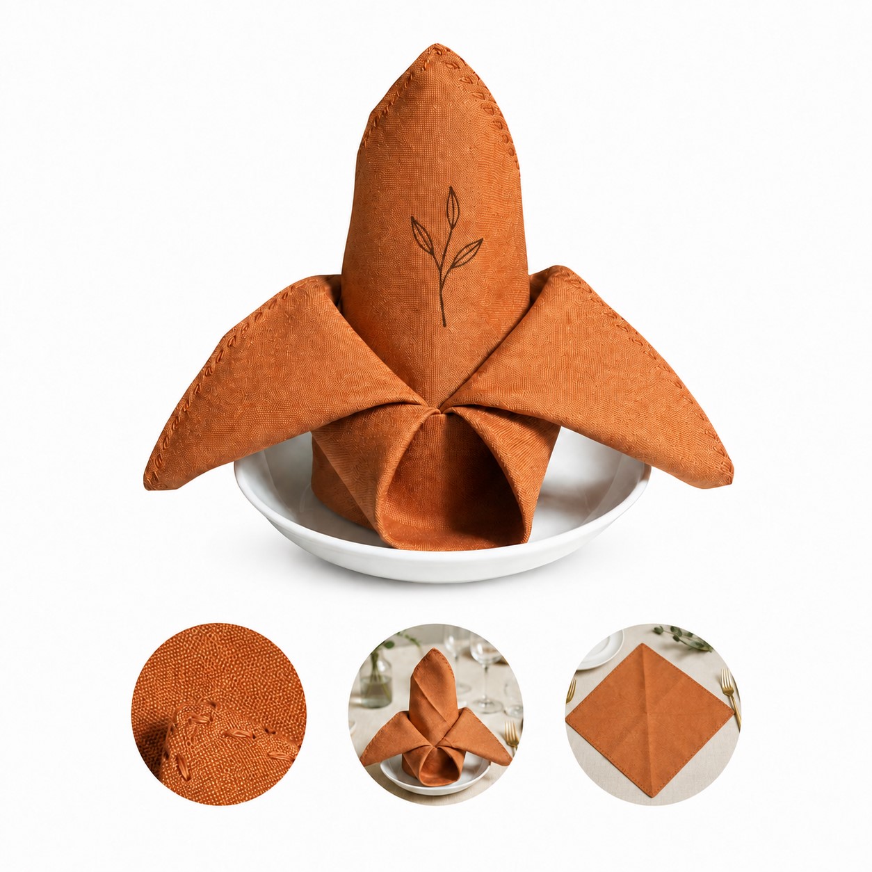 Hemmed Polyester Table Napkin