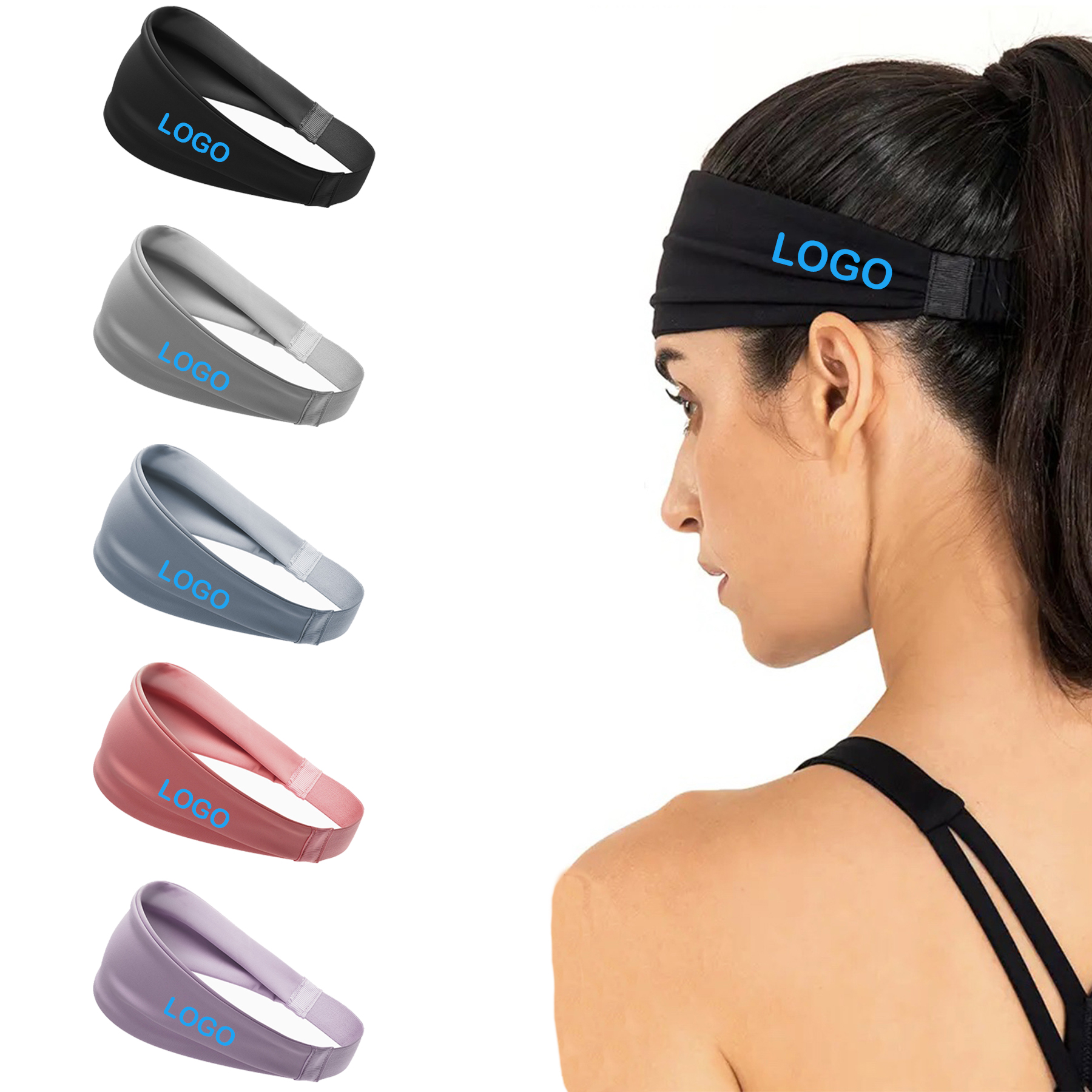 Polyester Cooling Athletic Headband