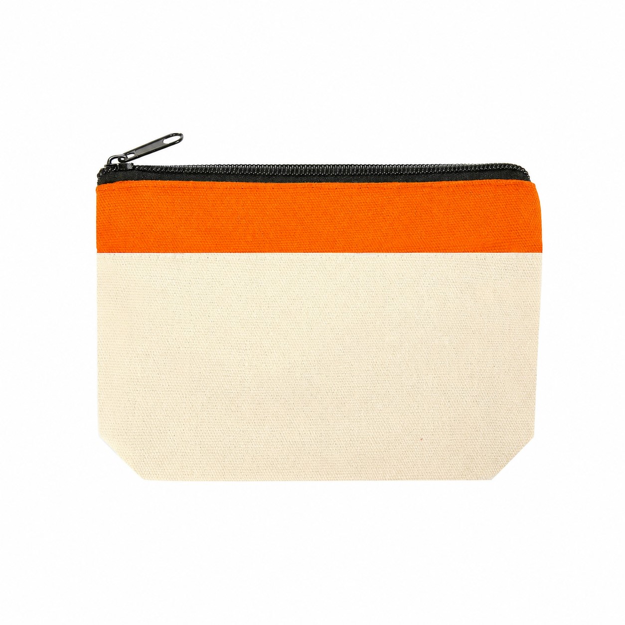 Zippered Storage Travel Pouch — Orange