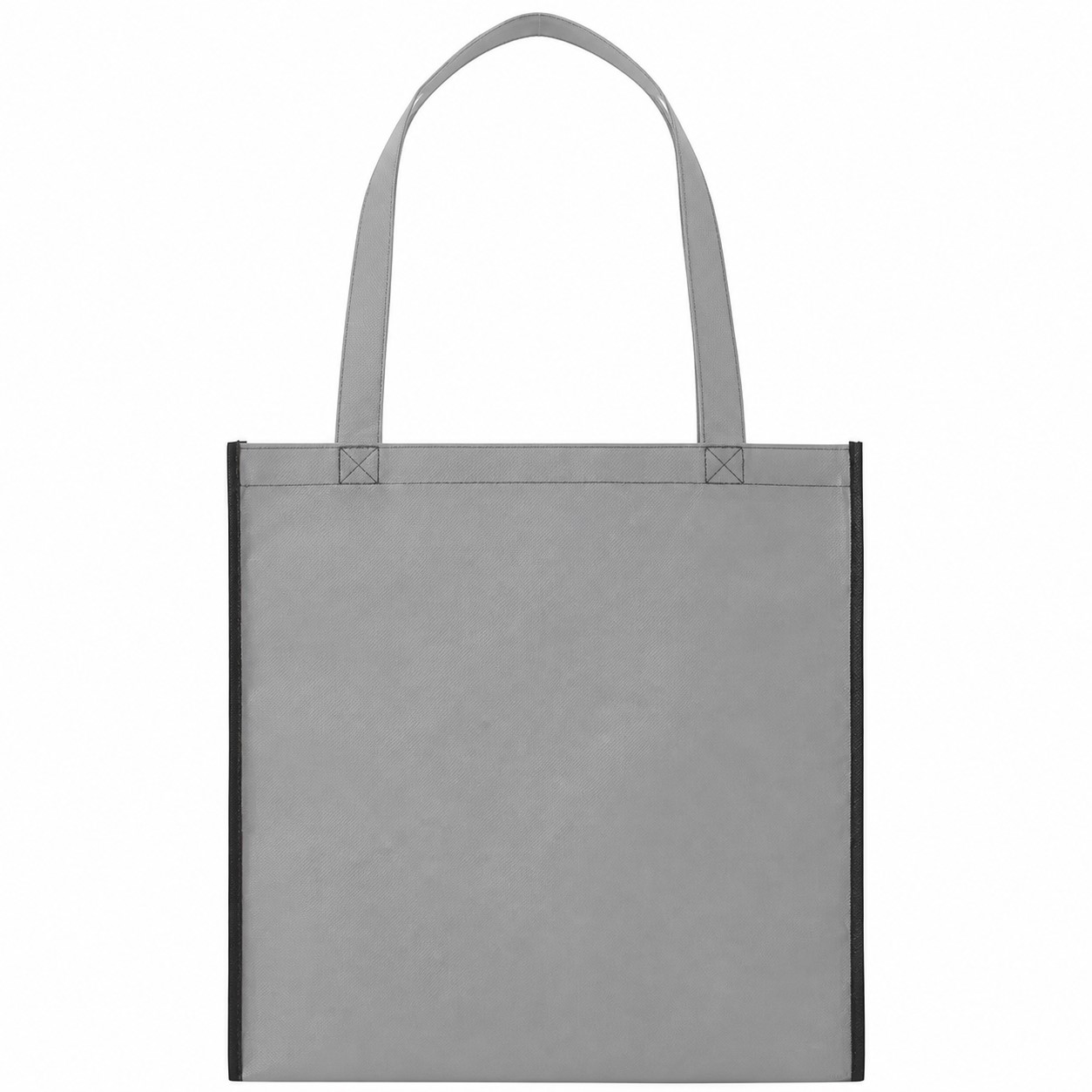 Large Gusseted Polyester Shopping Tote — view 2