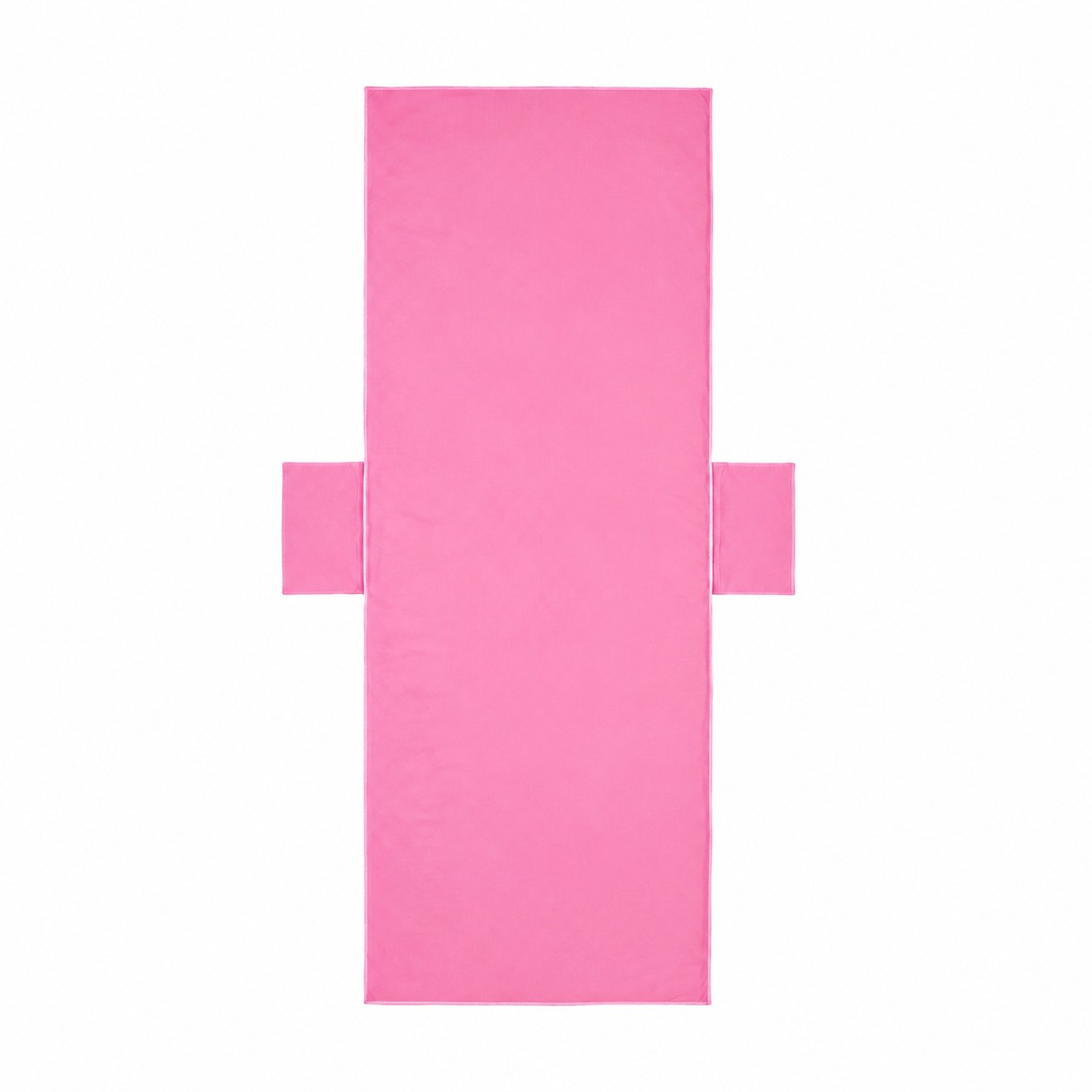 Microfiber Lounge Chair Cover With Side Pockets — Pink