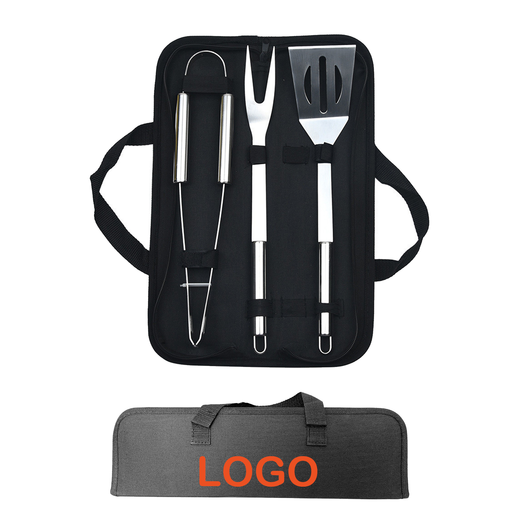 Three Piece Stainless Grill Set