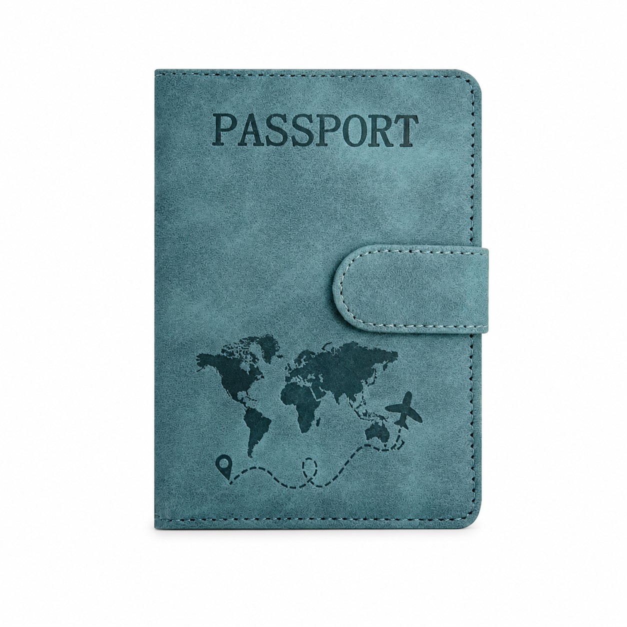 PU Passport Wallet With Magnetic Clasp — view 2