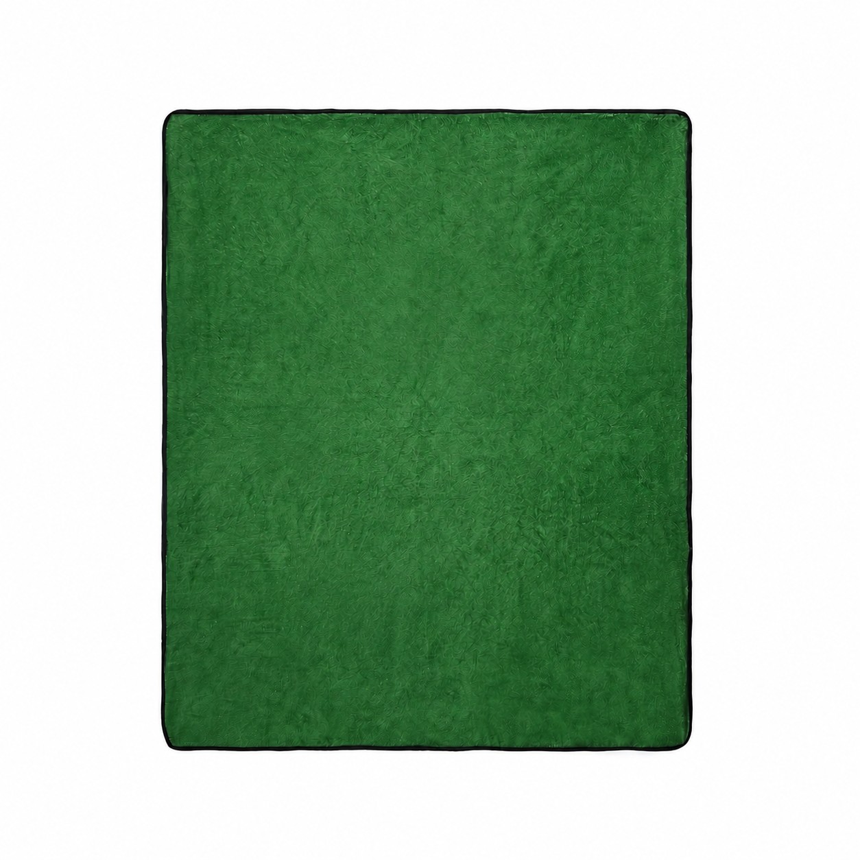 Soft Plush Flannel Throw Blanket — Green