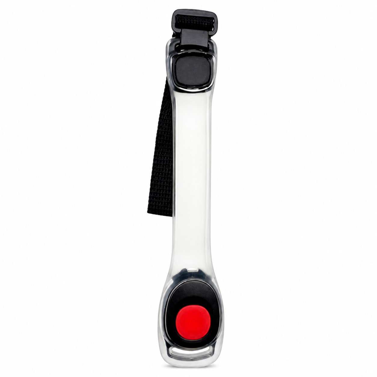 Silicone LED Visibility Armband With Adjustable Strap — view 2