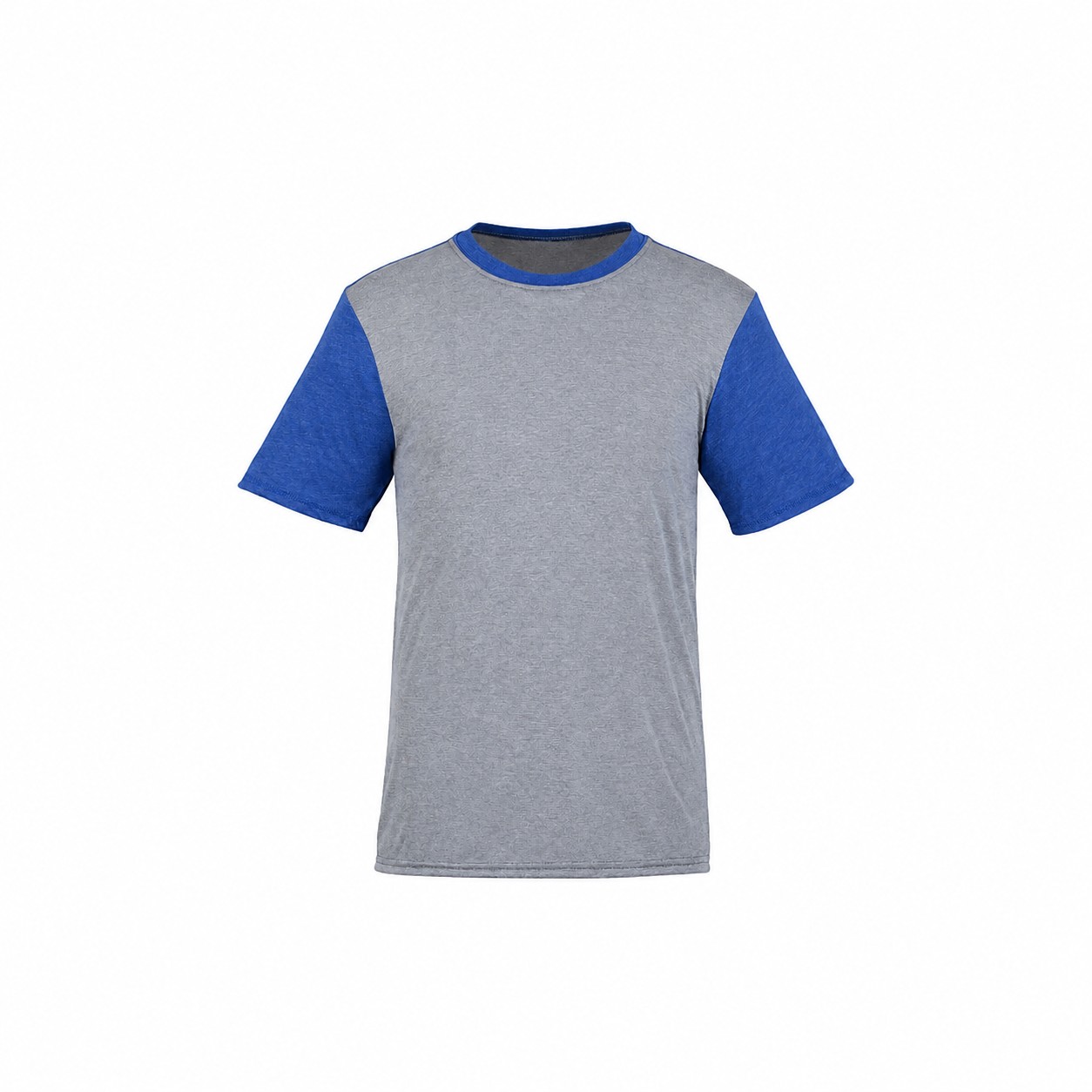 Tri Blend Contrast Ringer Tee — Blue