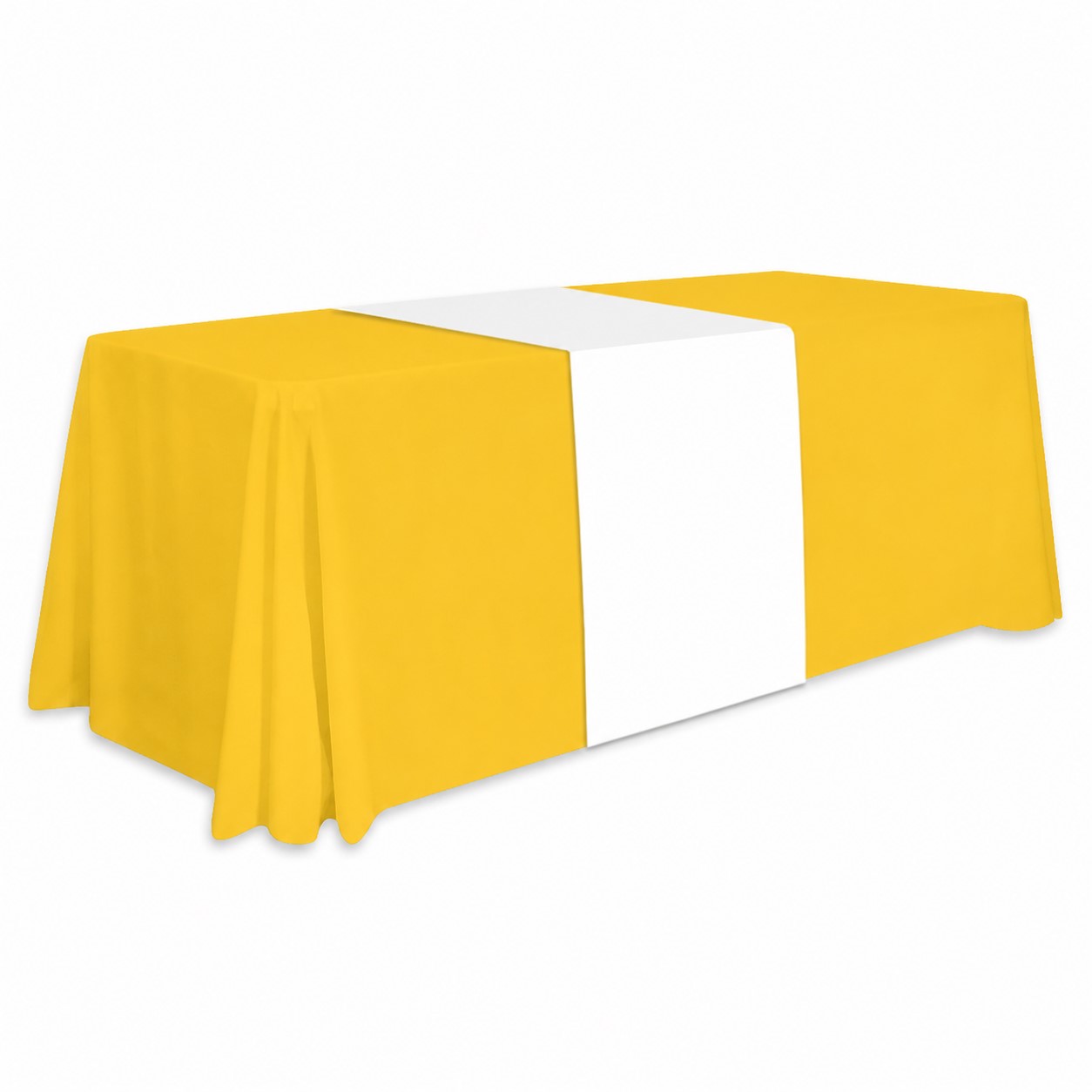 Thirty-Inch Polyester Table Runner — Yellow