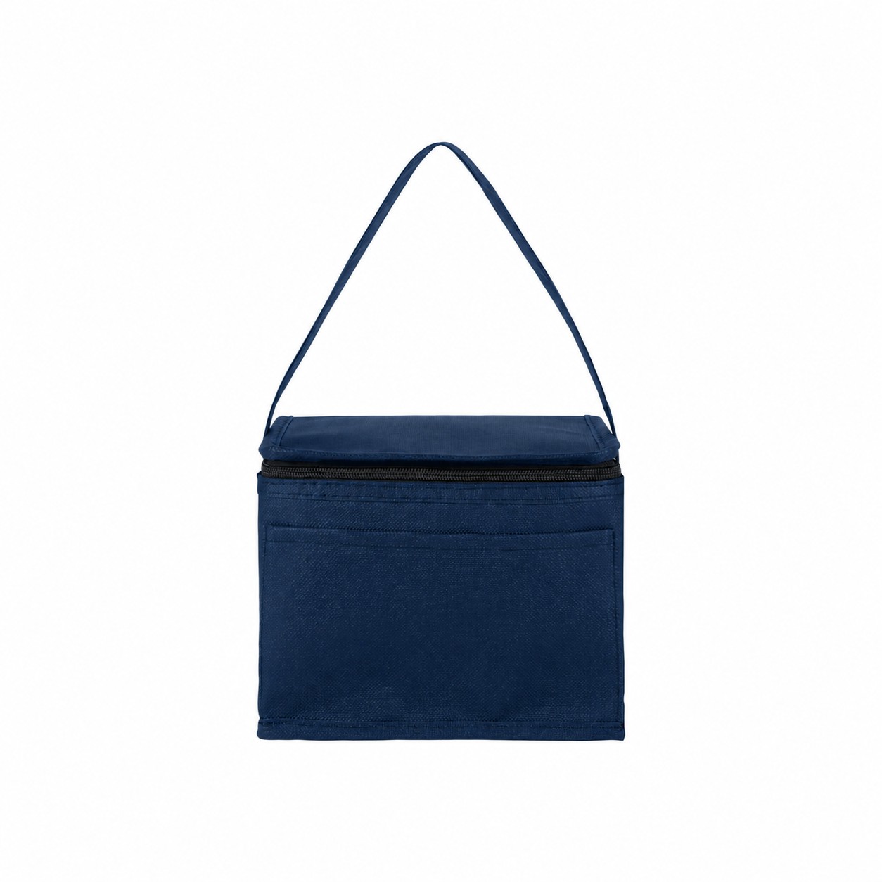 Zippered Storage Cooler Bag — Navy Blue