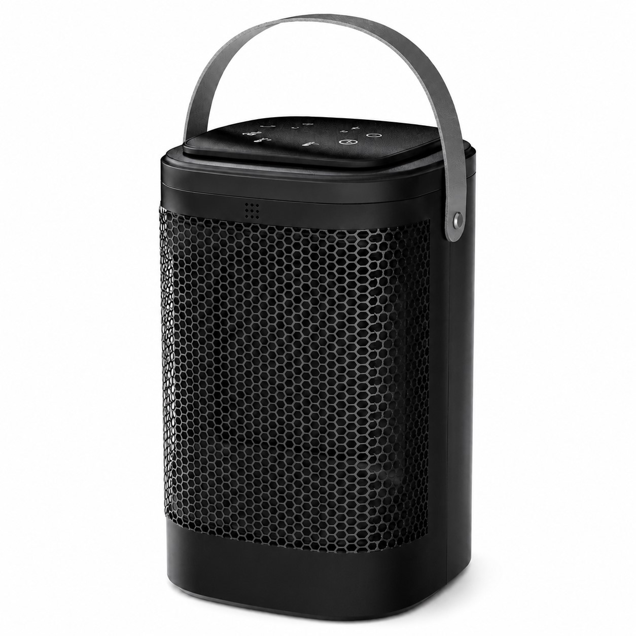 Portable Ceramic Indoor Space Heater — Pewter Gray
