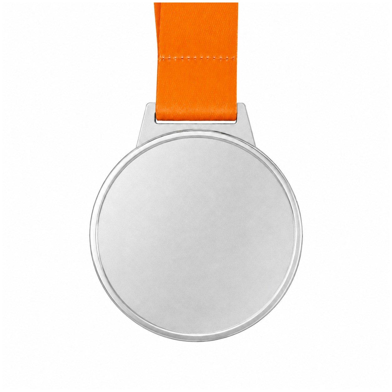Single Sided Hard Enamel Medal — Orange