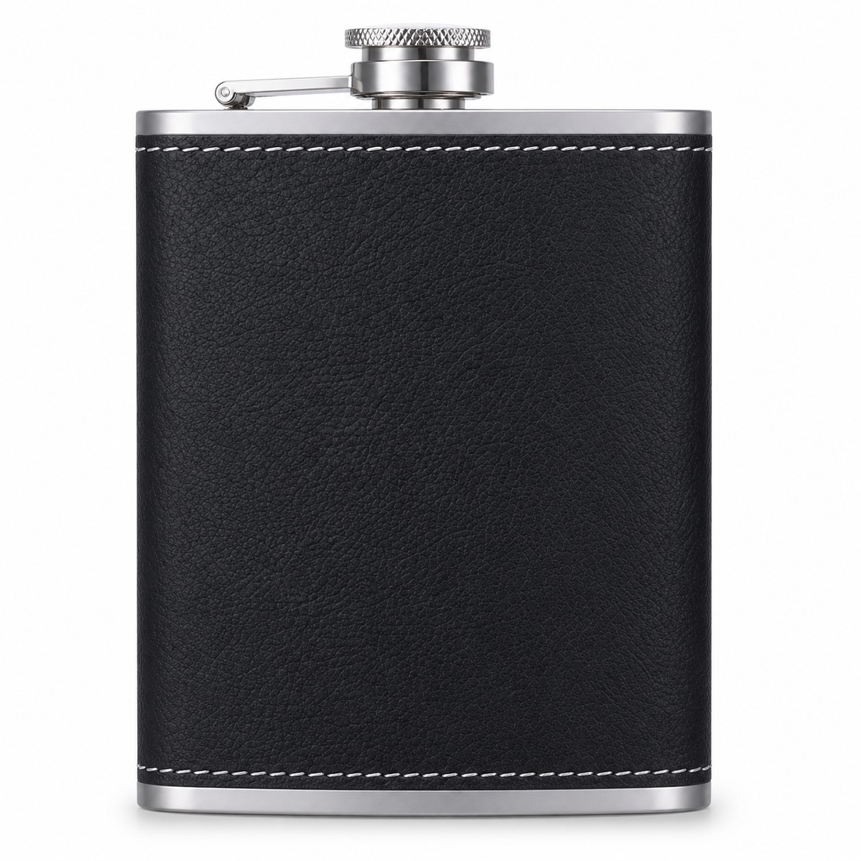 Stainless Steel Hip Flask With Screw Cap — view 2