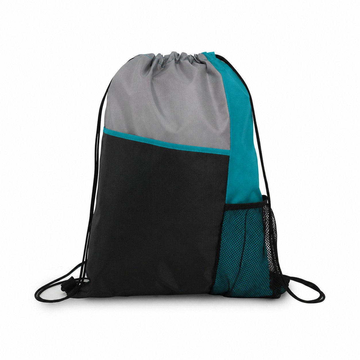 Slant Pocket Drawstring Backpack — view 6
