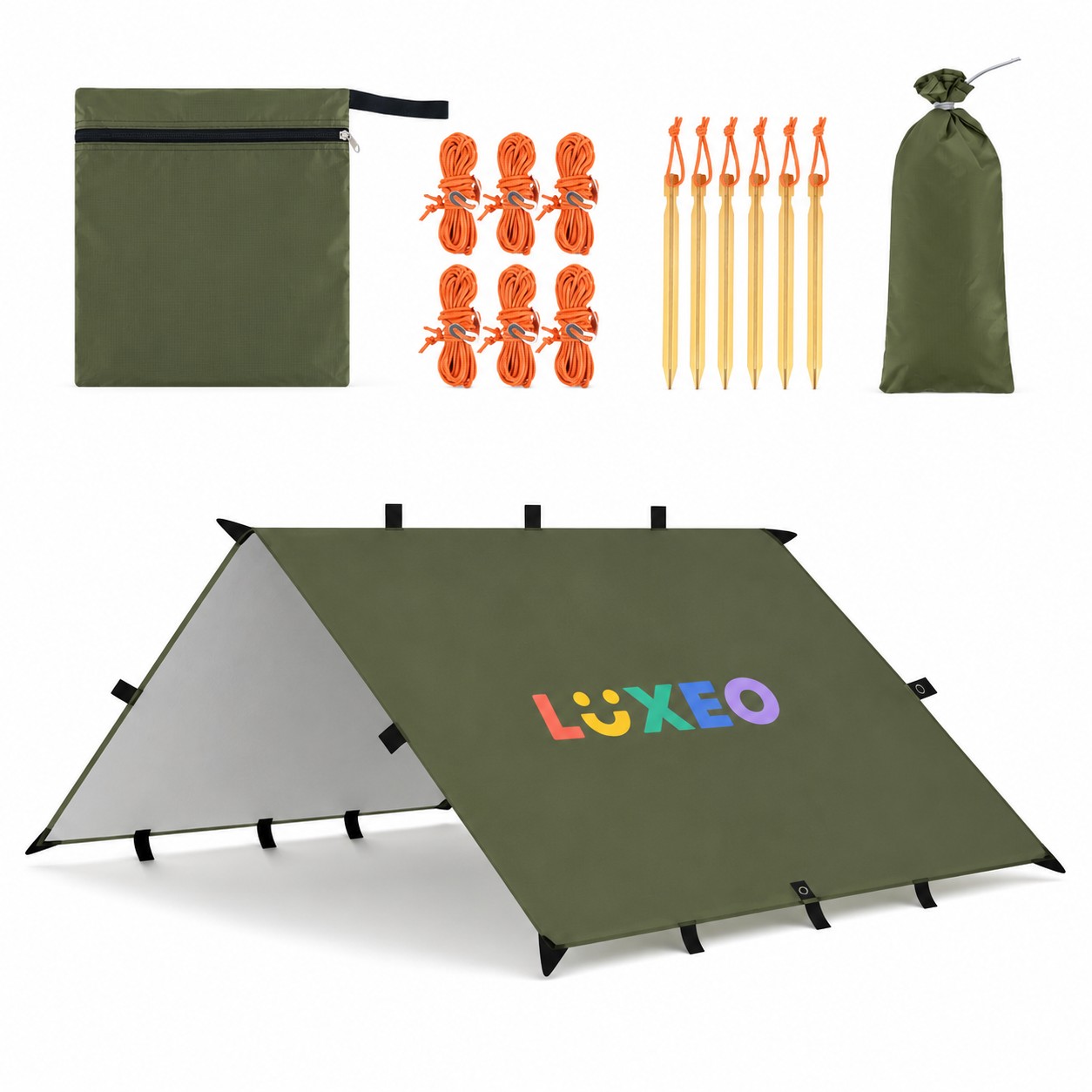 210T Polyester Tent Tarp Kit