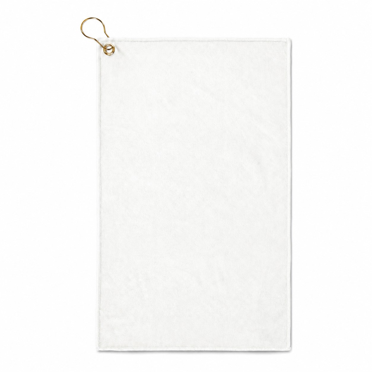 400GSM Microfiber Golf Towel — White