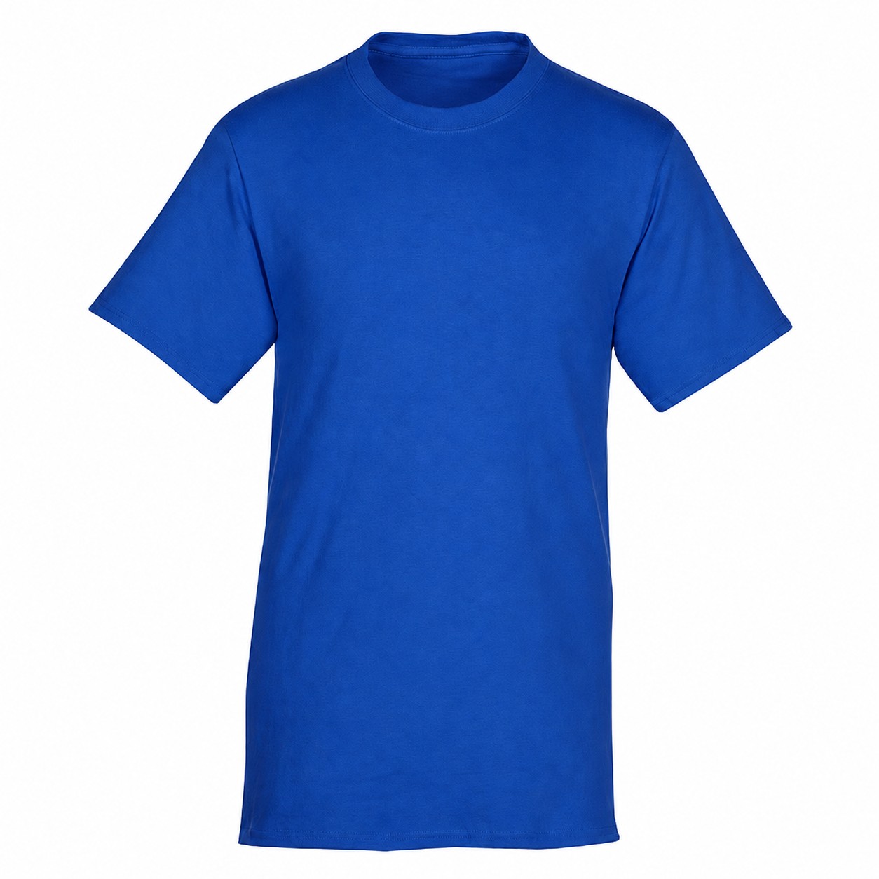 5.4-Ounce Cotton Crewneck Shirt — Blue