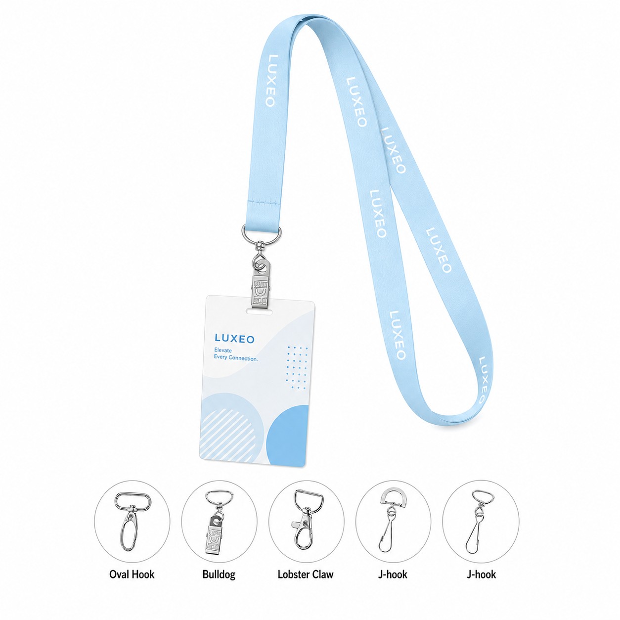 Polyester Lanyard With PVC Credential Card