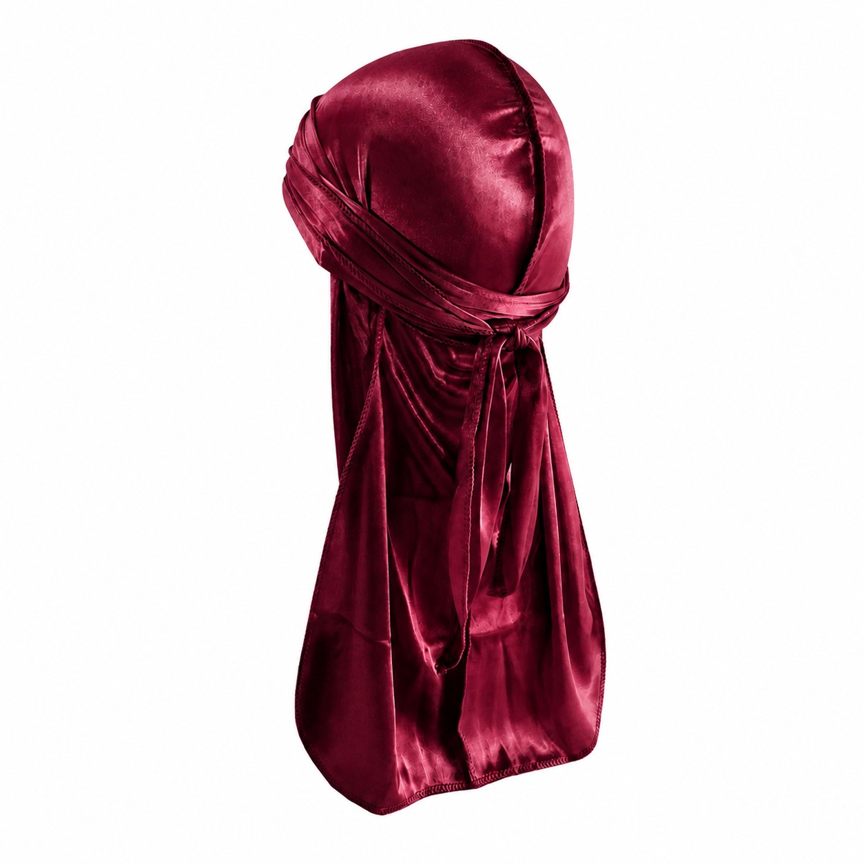 Polyester Pirate Head Wrap Scarf — Burgundy Red