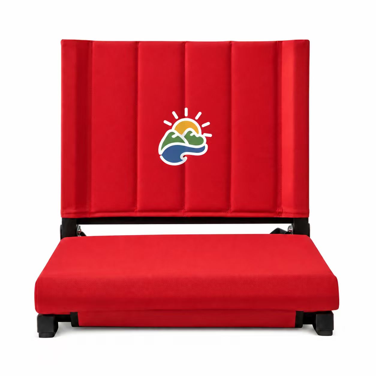 Foldable Polyester Stadium Seat With Steel Frame