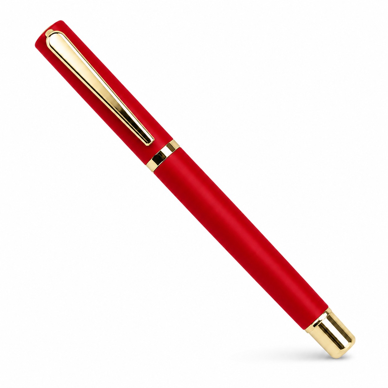 Smooth Plastic Gel Pen — Red