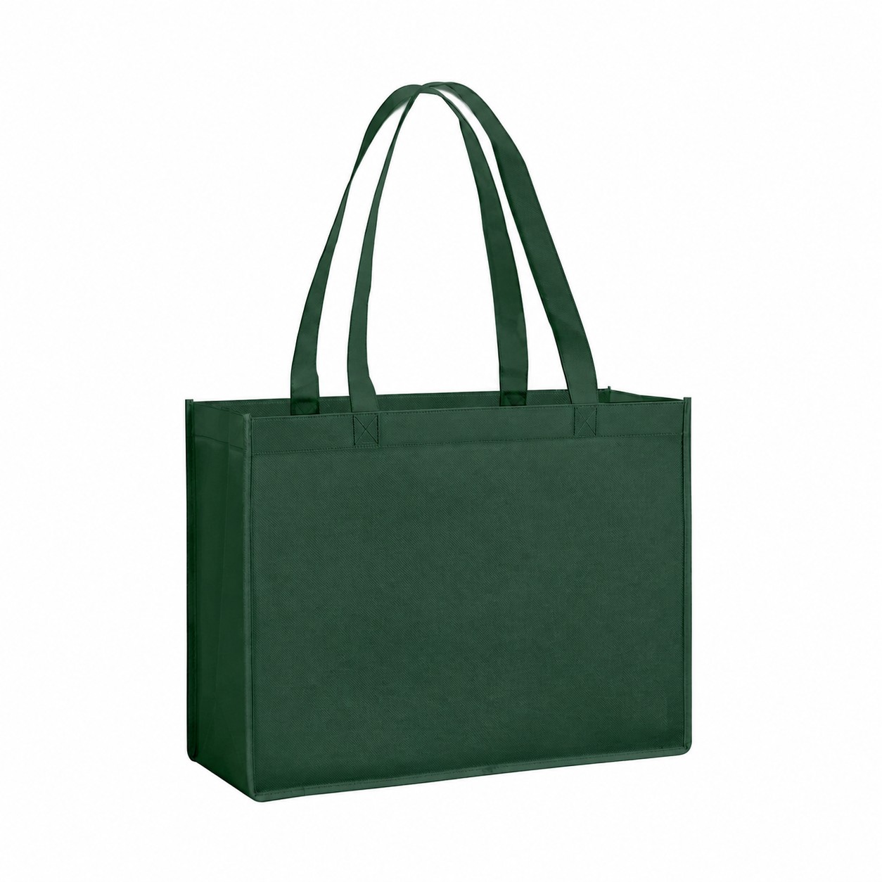 130 GSM Laminated Non-Woven Tote Bag — Forest Green