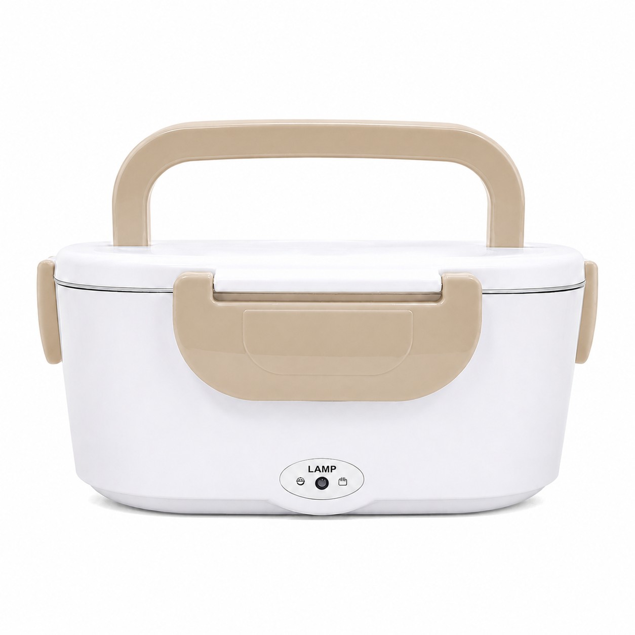 Electric Stainless Lunch Box Warmer — Tan Beige
