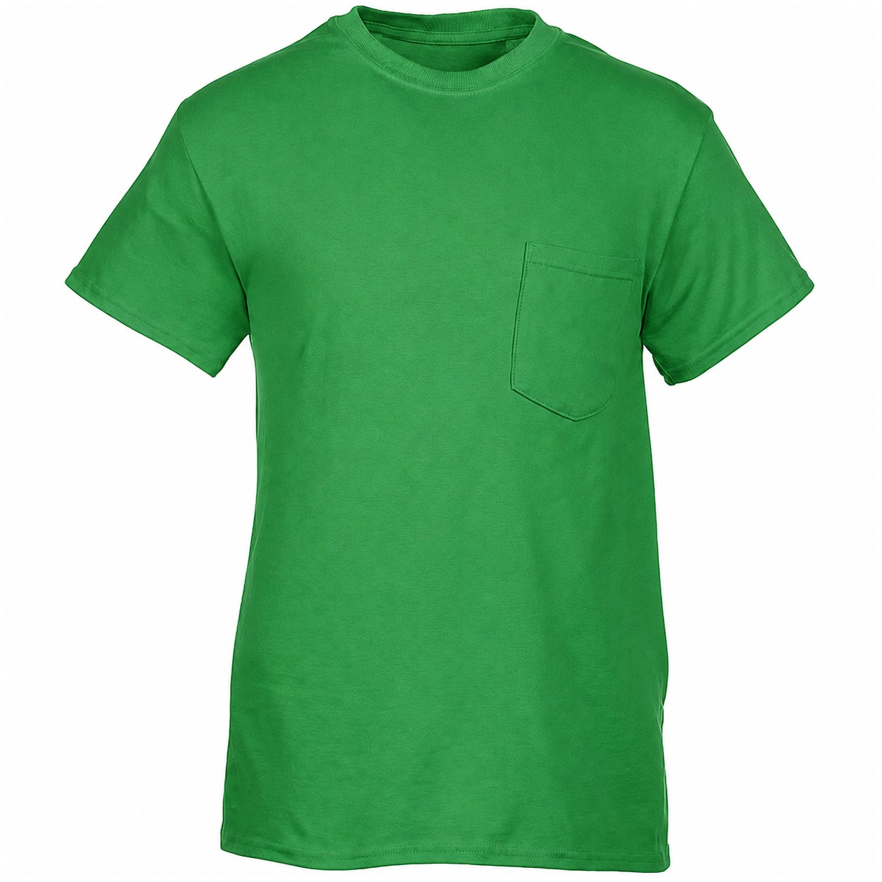 Heavy Cotton Pocket Uniform Tee — Green