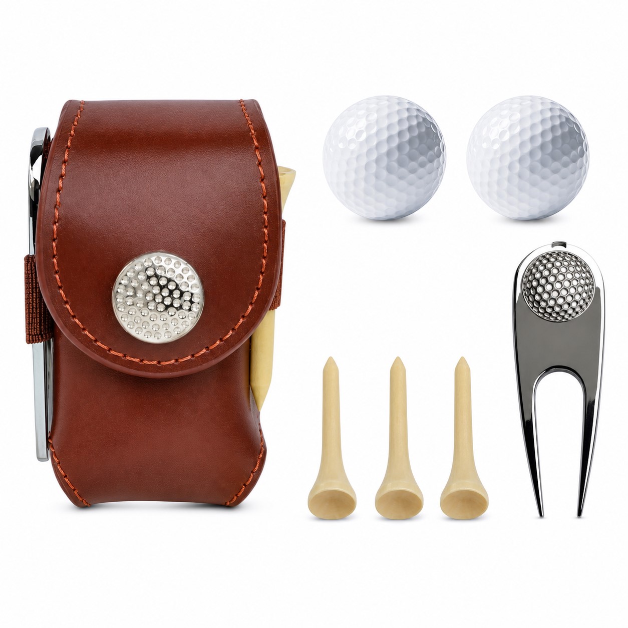 PU Golf Pouch With Belt Loop — view 2