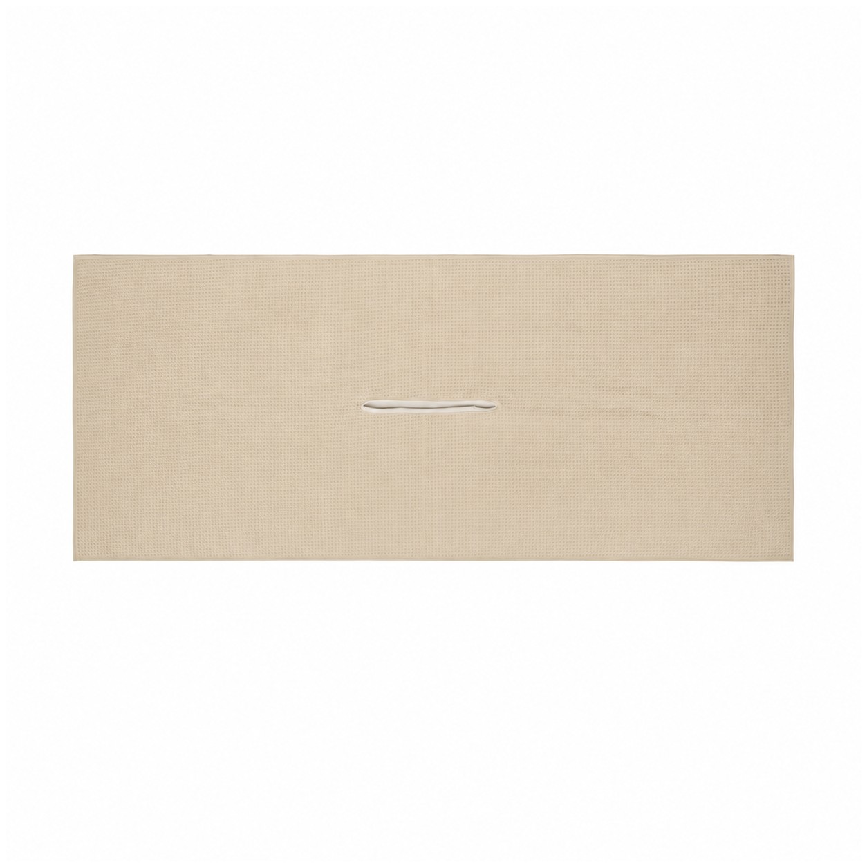Microfiber Caddie Towel With Club Slit — Beige