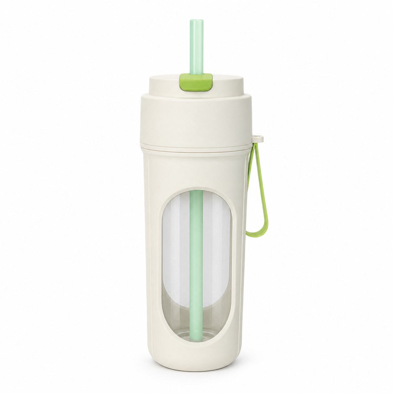 Portable Rechargeable Juicer Blender With Straw — view 2