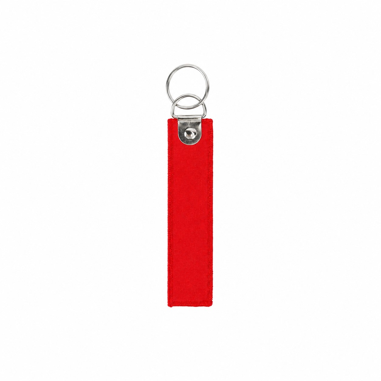 Polyester Flight Keytag Ring — Red