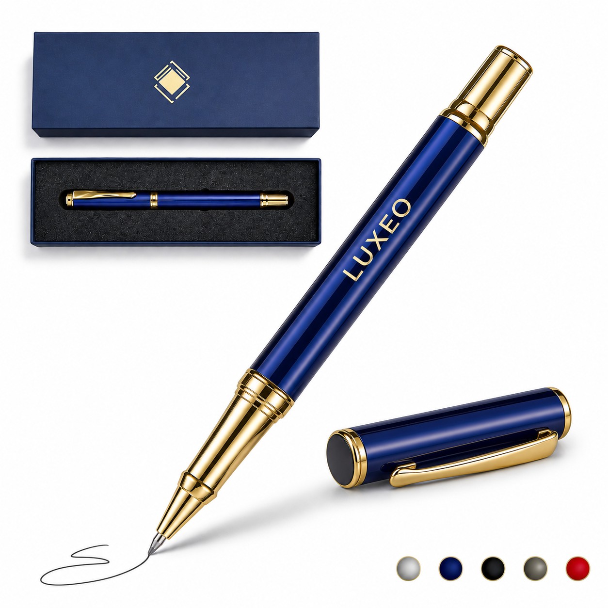 Aluminum Capped Gel Pen Gift Set