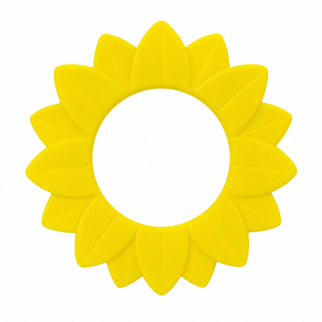 Open Center Sunflower PU Foam Stress Toy — view 2