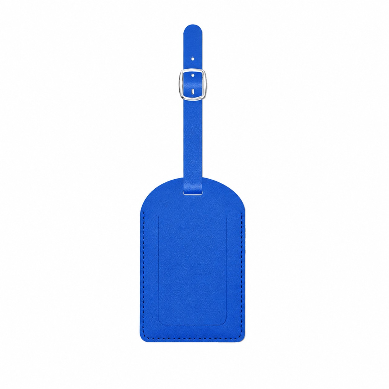Buckle Strap Travel ID Tag — Blue