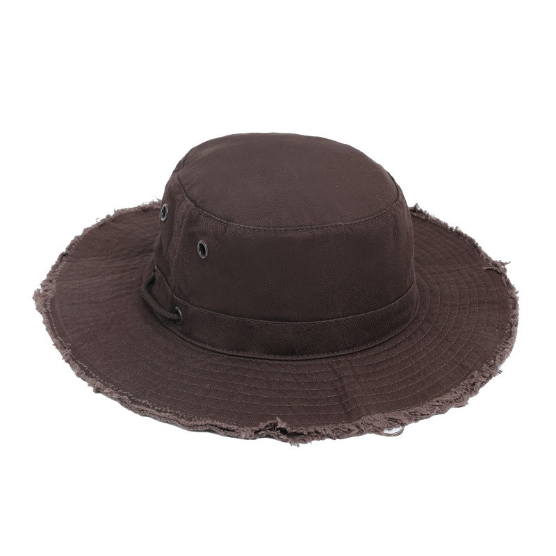 Cotton Frayed Boonie Sun Hat — view 2