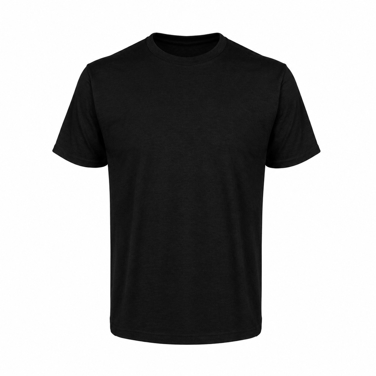 5.3 Oz Cotton T-Shirt — Black