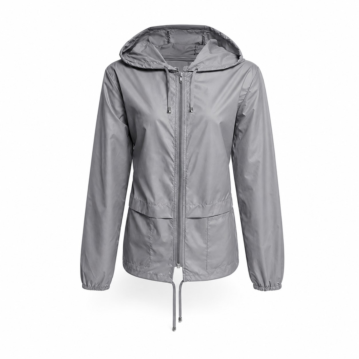 Women's Packable Waterproof Polyester Rain Jacket — view 2